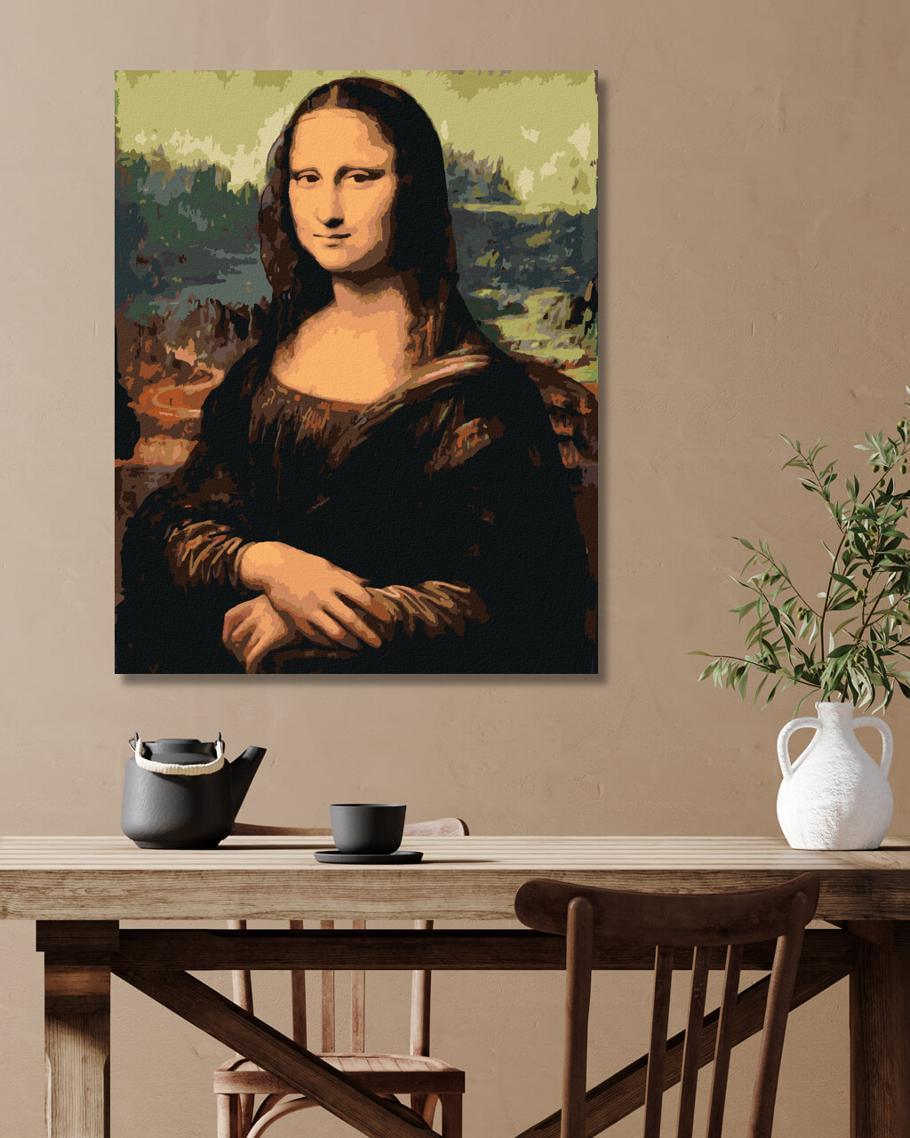 Mona Lisa - Leonardo Da Vinci - Pintar por números