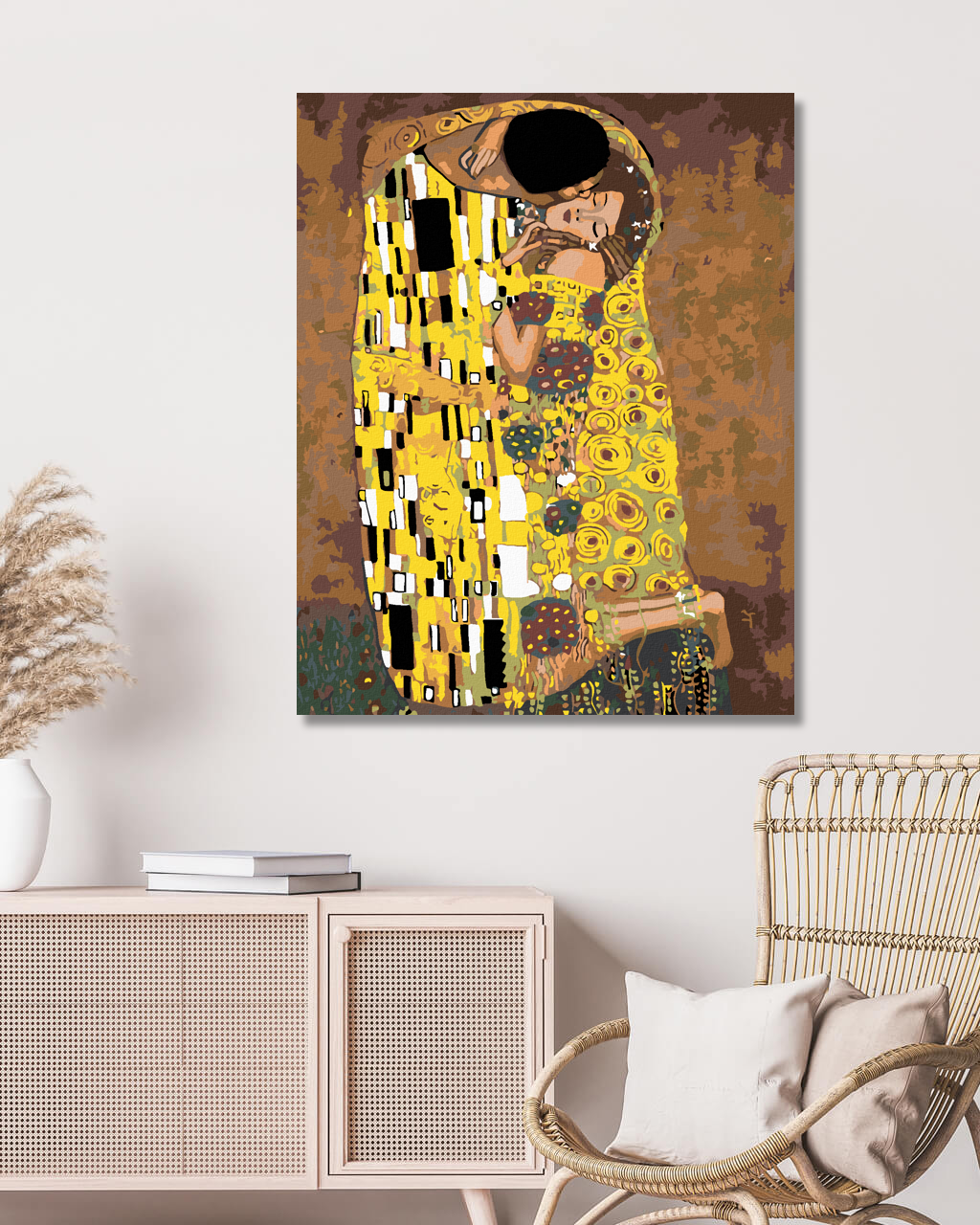 PINTAR POR NUMEROS SG-1808 EL BESO, KLIMT