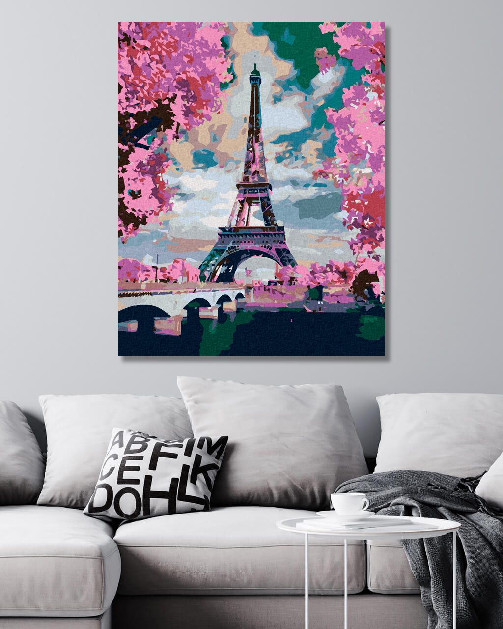 Pinta Por Numero Torre Eiffel — DidactiJuegos